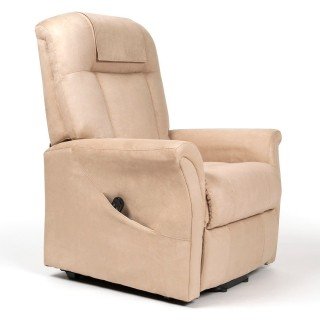 Poltrona de levantamento de relaxamento dourado