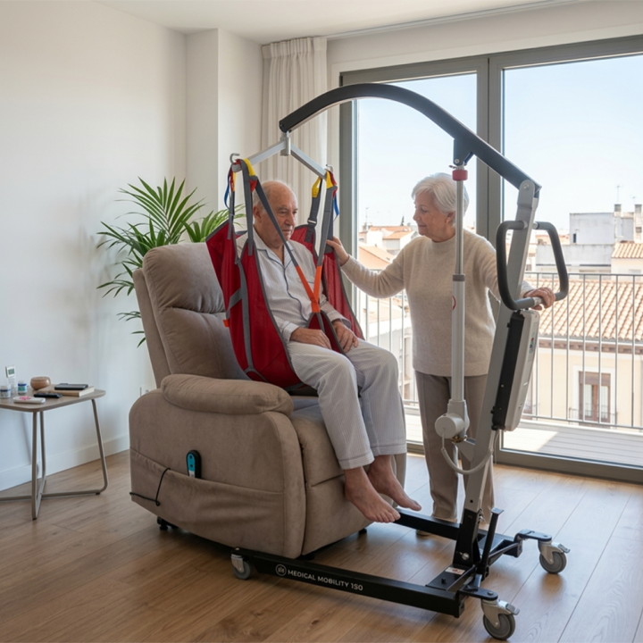 Mobilität 150kg Elektrischer Kran | Kostenloser Versand | Orthopädie orthospaña
