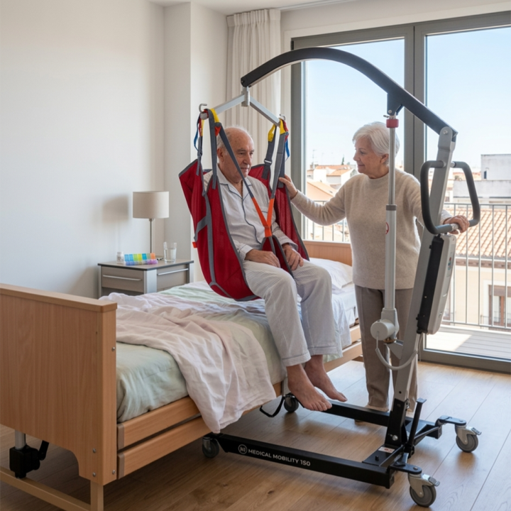 Mobilität 150kg Elektrischer Kran | Kostenloser Versand | Orthopädie orthospaña